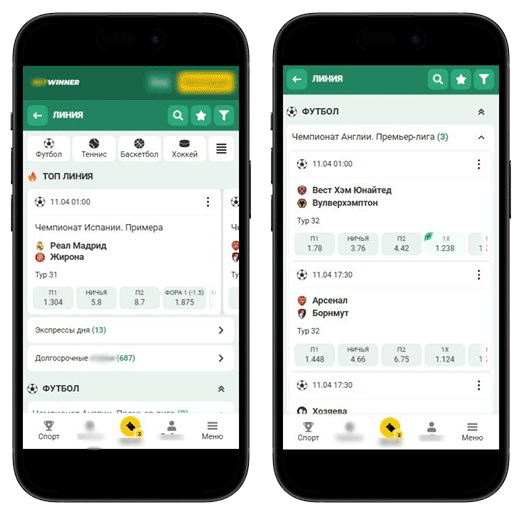Спортивный раздел