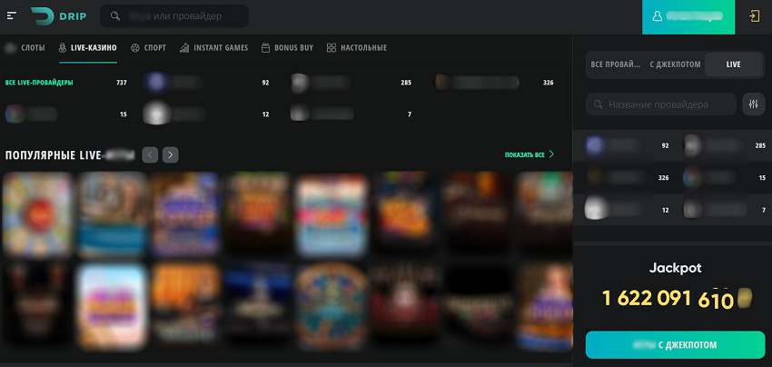 Интерфейс раздела