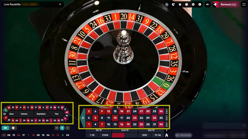 Лайв рулетка